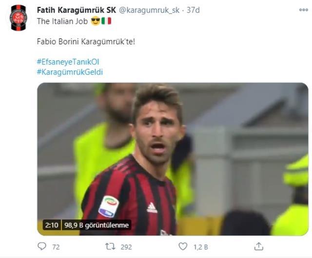 Fatih Karagümrük, İtalyan golcü Fabio Borini'yi transfer ...