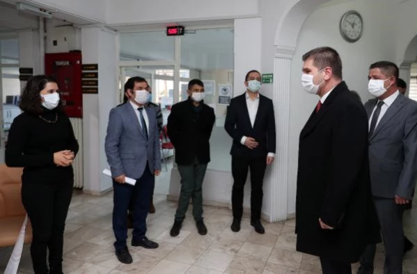 Son dakika haberi: Koronavirüsü yenen Başkan Ercengiz, 40 gün sonra görevinin başında