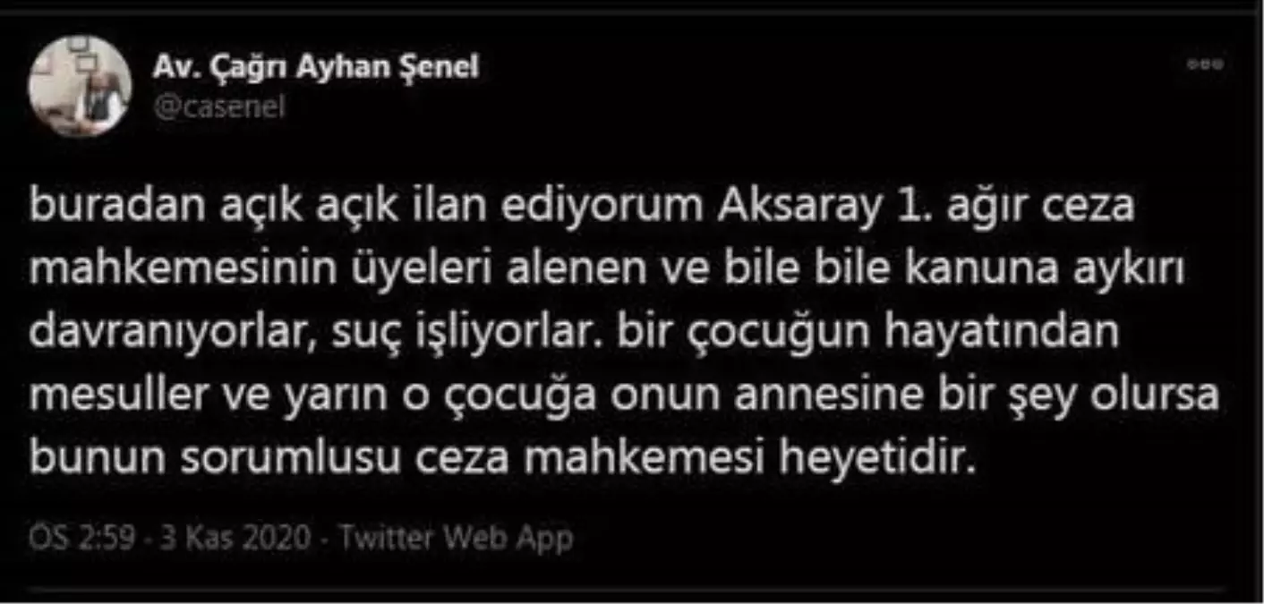 Son dakika haber: Mahkeme heyetine sosyal medyadan tepki gösteren avukata soruşturma