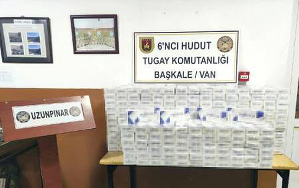 MSB: Van ve Hakkari\'de kaçak sigara ve telefon ele geçirildi