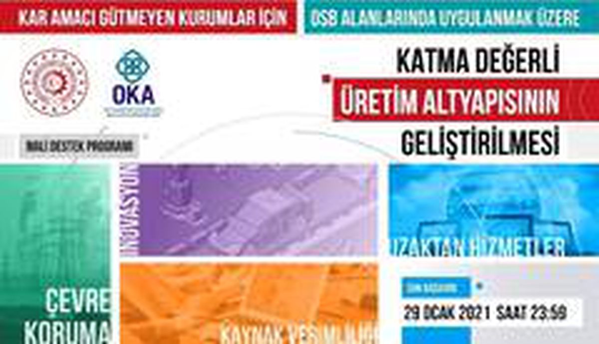 OKA\'nın 21 milyon TL bütçeli destek programına başvuru süresi uzatıldı