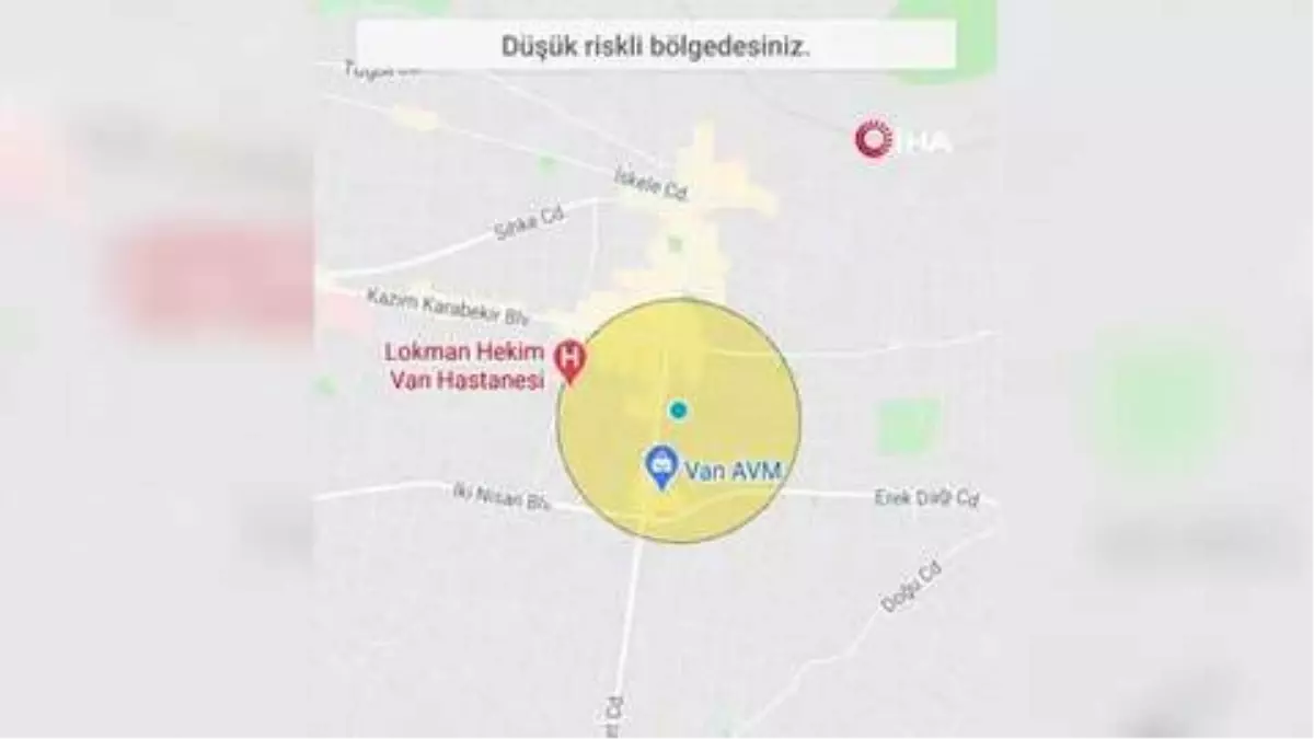 Van\'da kısıtlamalarla risk haritası kırmızıdan yeşile döndü