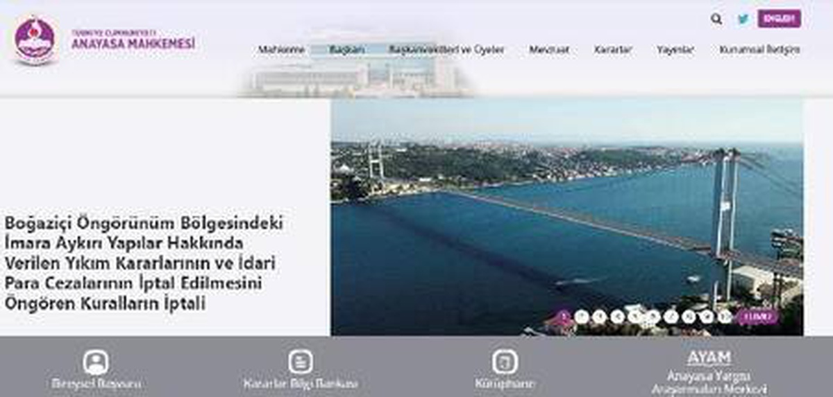 AYM, Boğaziçi\'nde imara aykırı yapılaşmaya ilişkin düzenlemeyi iptal etti