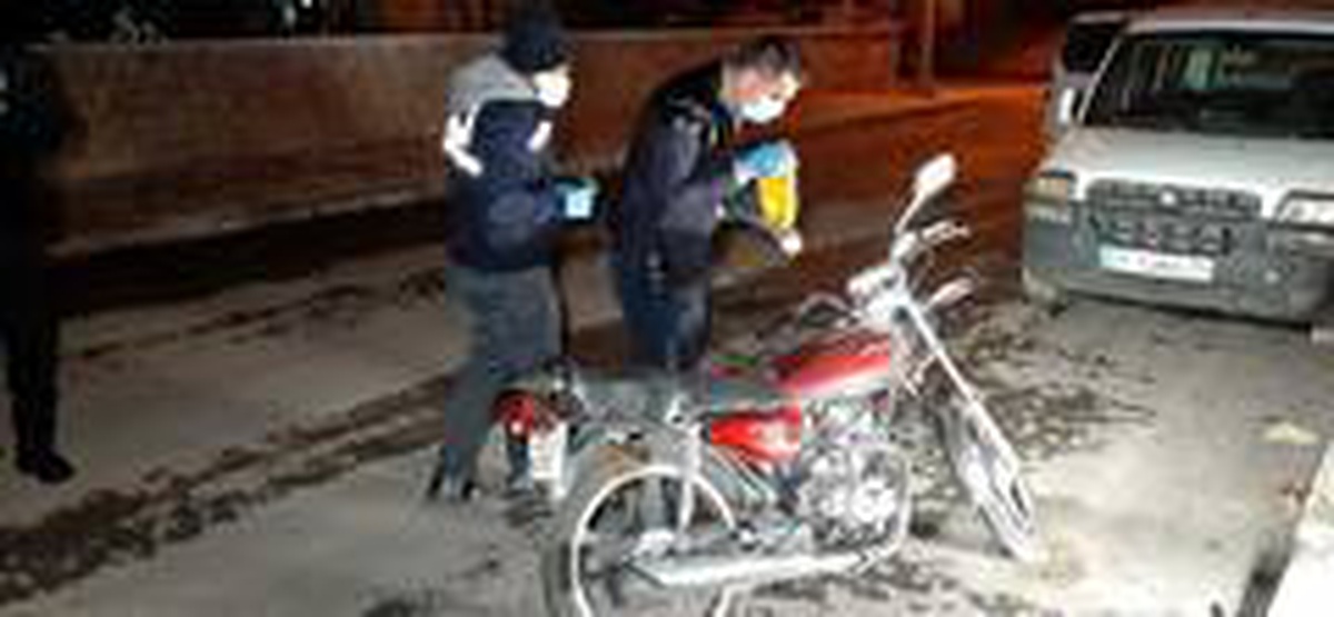 Çalındı motosiklet terk edilmiş halde bulundu