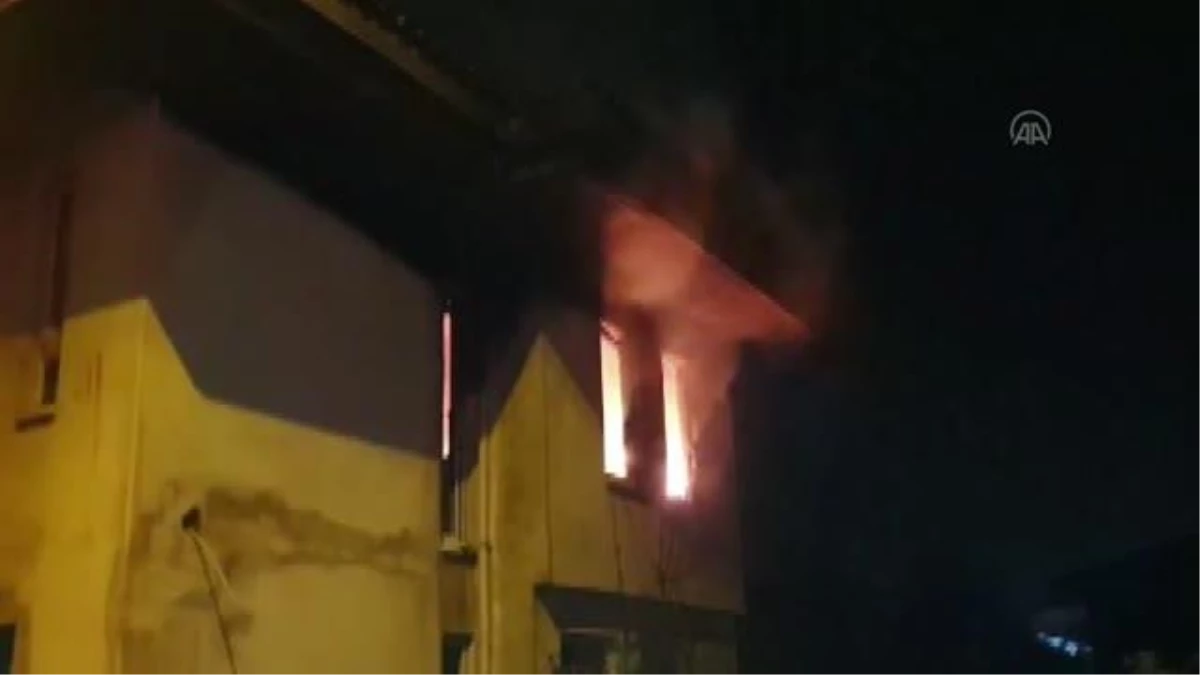Metruk binadaki yangında 1 kişi yaralandı
