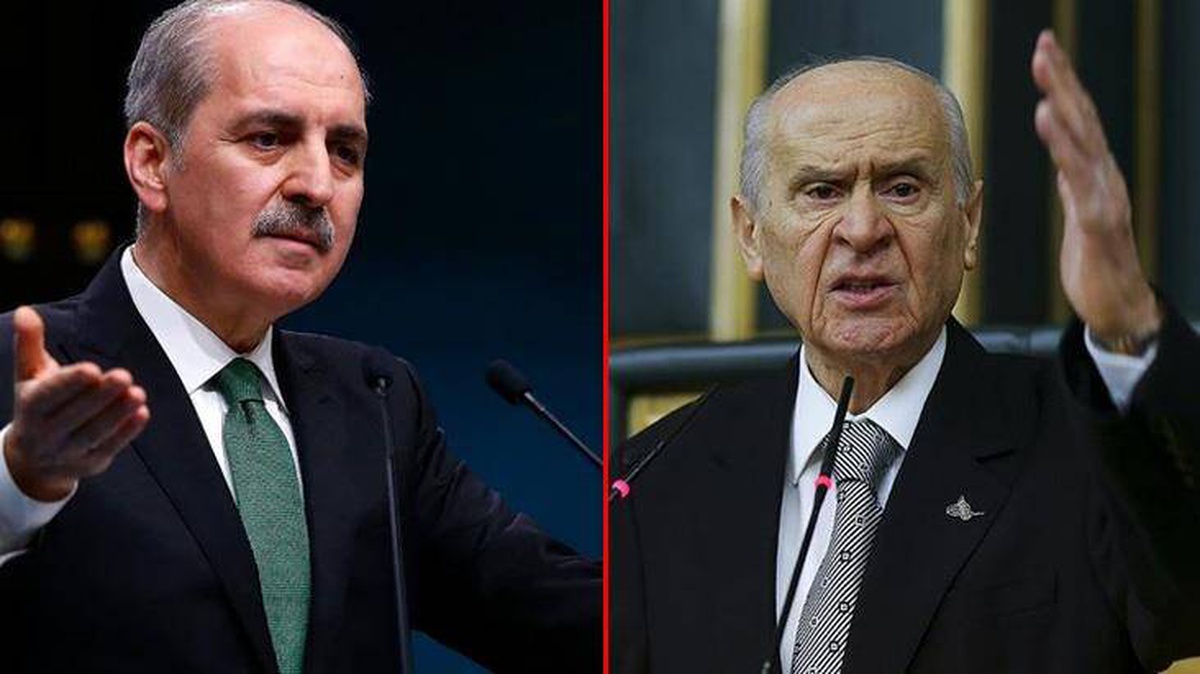 Bahçeli\'den HDP\'nin kapatılmasına karşı çıkan Numan Kurtulmuş\'a tepki