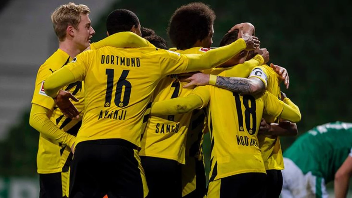 Borussia Dortmund, Werder Bremen deplasmanından 3 puanla döndü