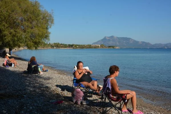 Datça'da aralıkta deniz keyfi