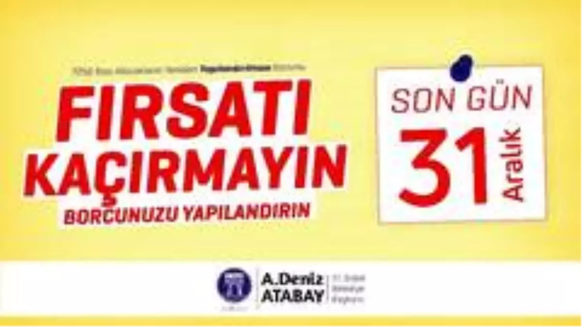 Didim Belediyesi\'nde yapılandırma fırsatı