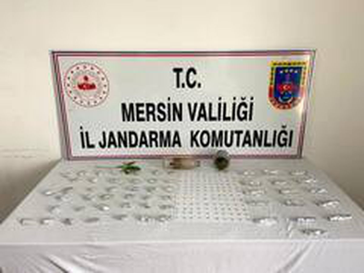 Mersin\'de bir kişi çok miktarda uyuşturucu ile yakalandı