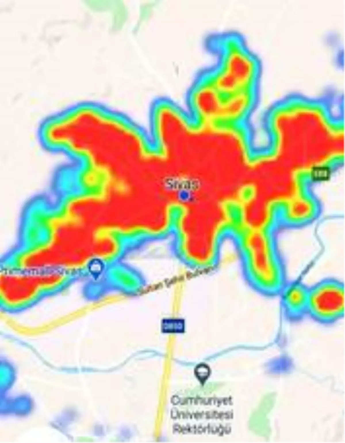Sivas\'ın korona virüs haritası normale dönüyor
