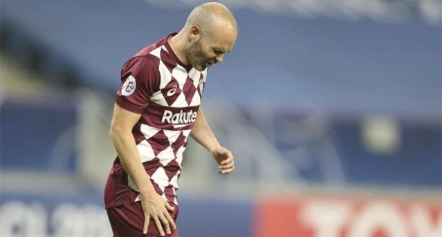 Vissel Kobe'nin İspanyol yıldızı Andres Iniesta, 4 ay forma giyemeyecek