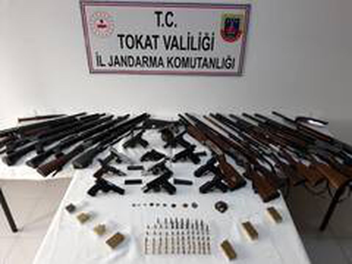 Tokat merkezli silah kaçakçılığı operasyonu: 19 gözaltı