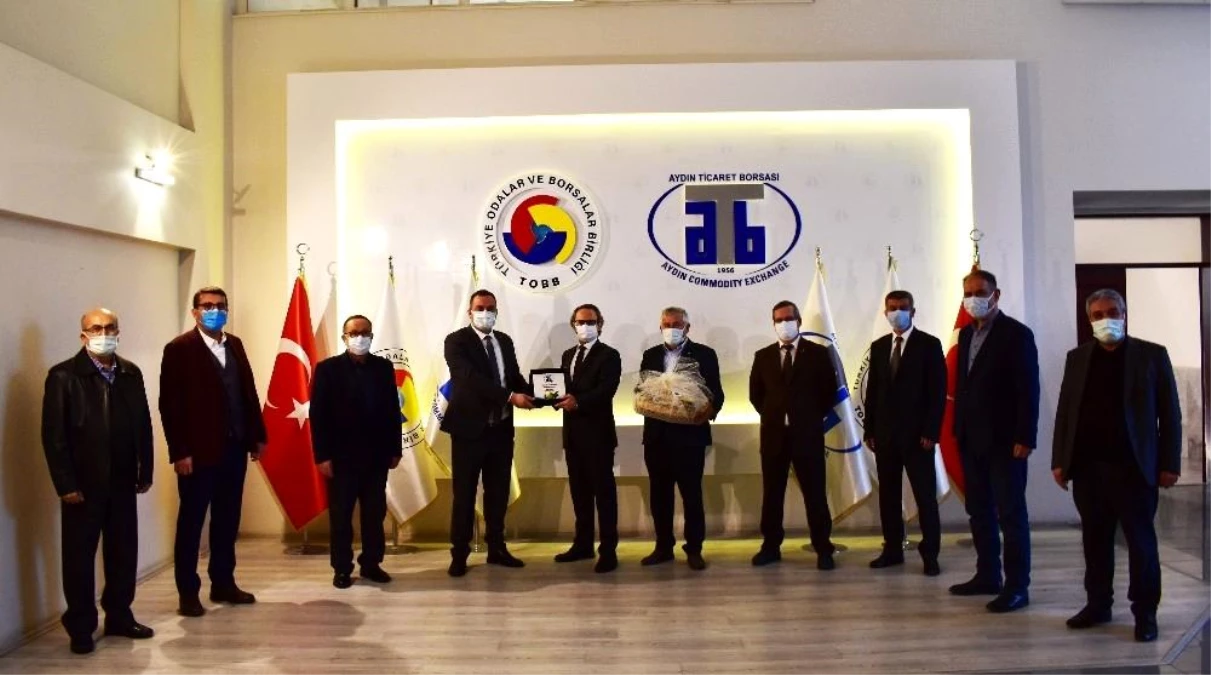 Son dakika haber: Aydın Vergi Dairesi Başkanı Şahin, ATB Başkanı Çondur ile görüştü