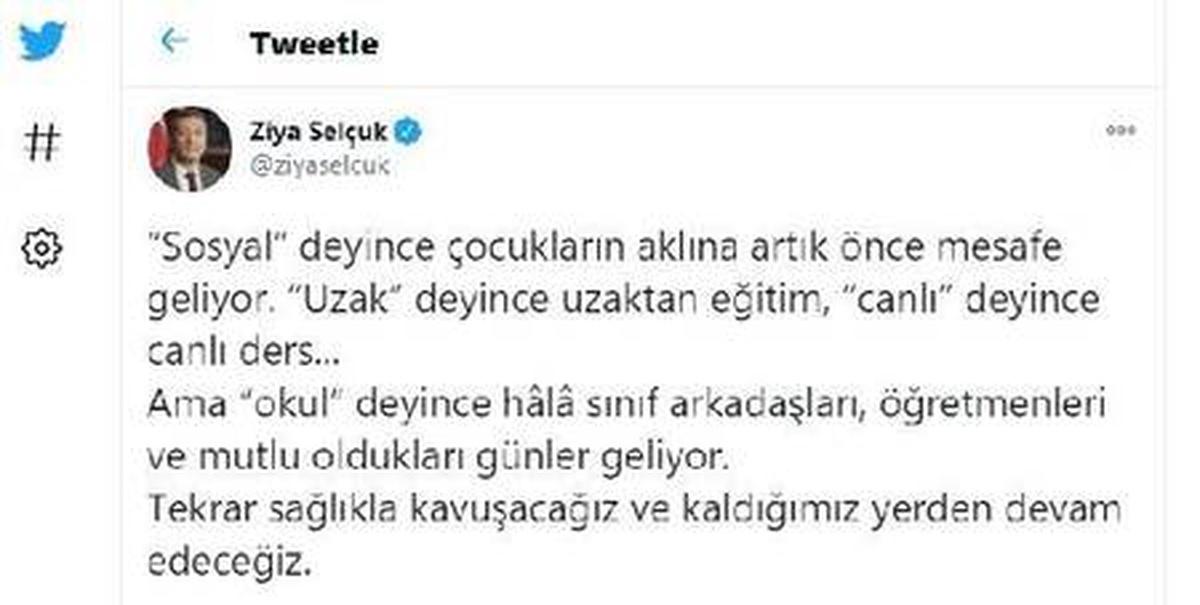 Bakan Selçuk\'tan yüz yüze eğitim açıklaması