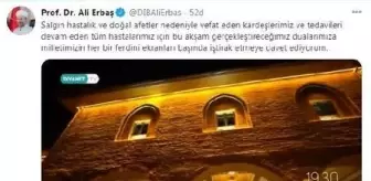 Diyanet İşleri Başkanı Erbaş'tan, vatandaşlara 'duaya iştirak' daveti