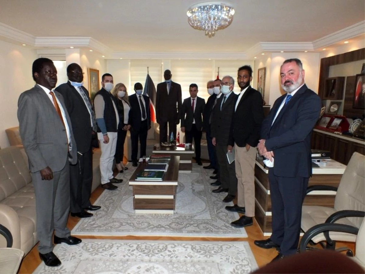 Güney Sudan Büyükelçiliğinden SANKON\'a ziyaret