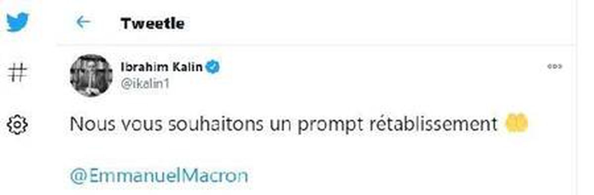 Son dakika gündem: İbrahim Kalın\'dan koronavirüse yakalanan Macron\'a Fransızca mesaj
