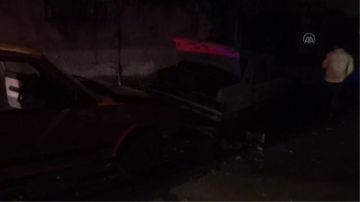 KAHRAMANMARAŞ - Ehliyetsiz ve alkollü sürücü 3 araca çarptıktan sonra yakalandı