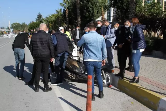 Kamyonete ait plakayla adliyeye geldi, yasak yere park edip polisi alarma geçirdi