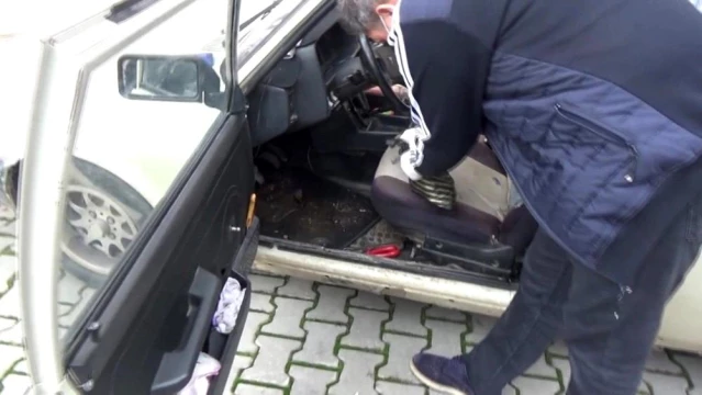 Otomobilde eroin ele geçirildi: 4 gözaltı