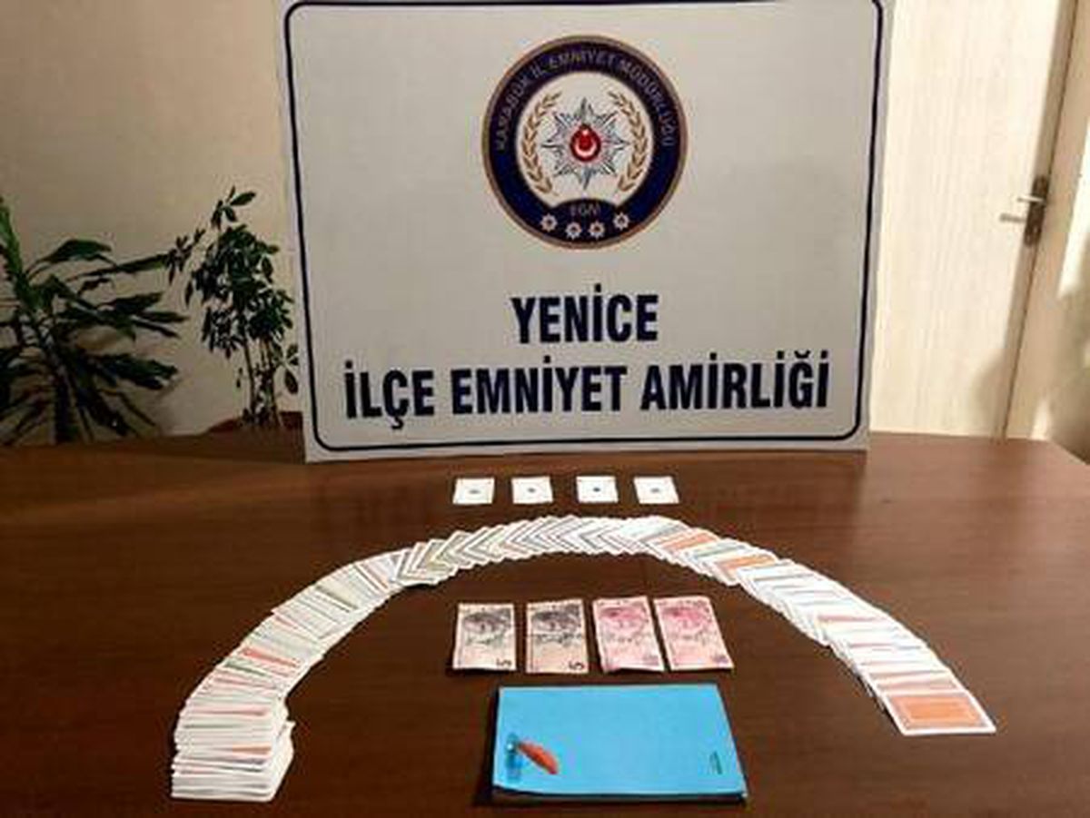 Kumarhaneye çevrilen eve baskın