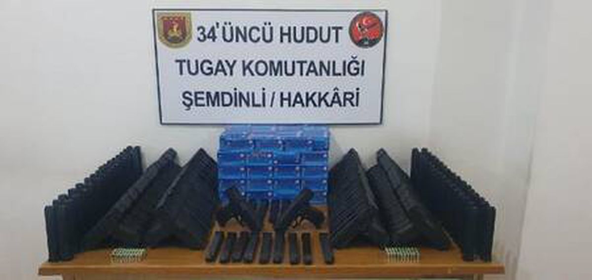MSB: Hakkâri ve Van\'da 80 kurusıkı tabanca ele geçirildi