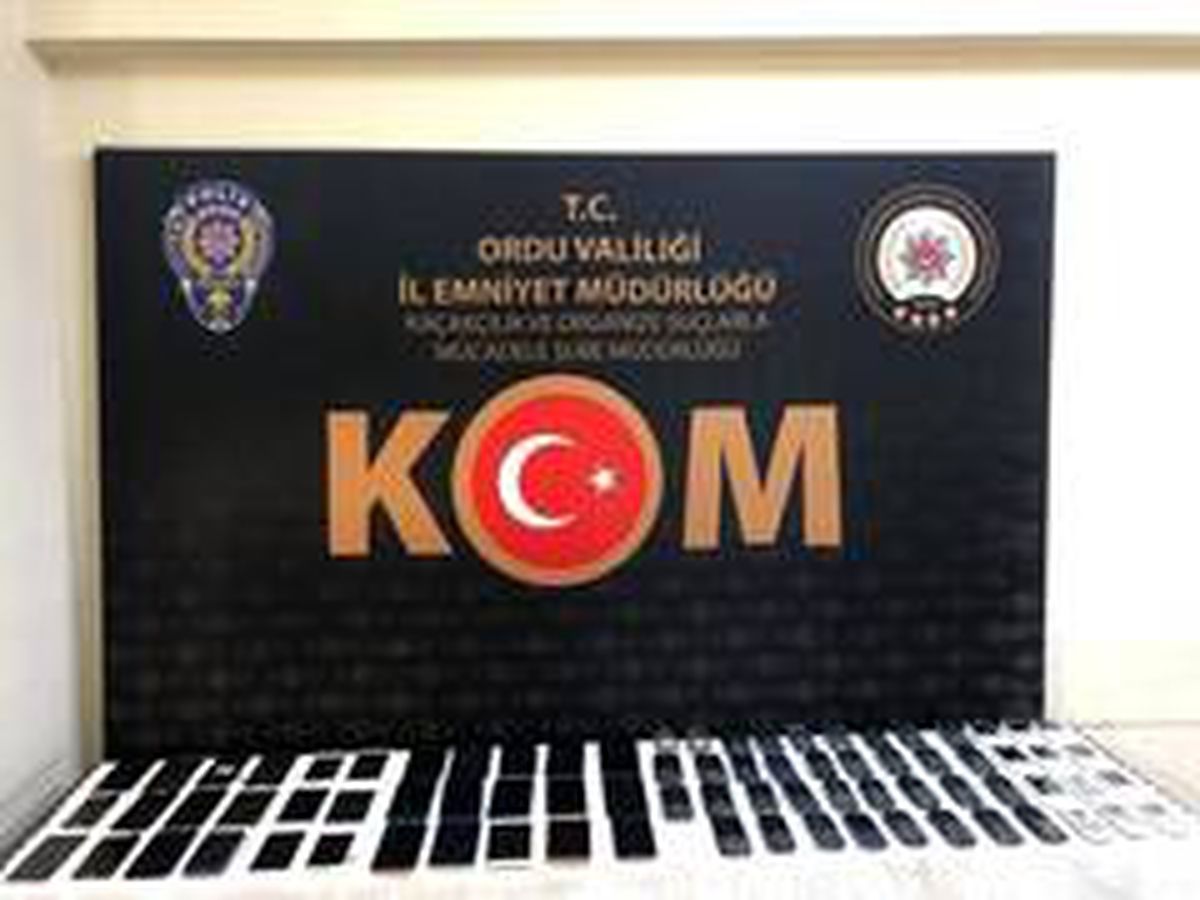 Ordu\'da kaçak telefon ve malzemeleri ele geçirildi
