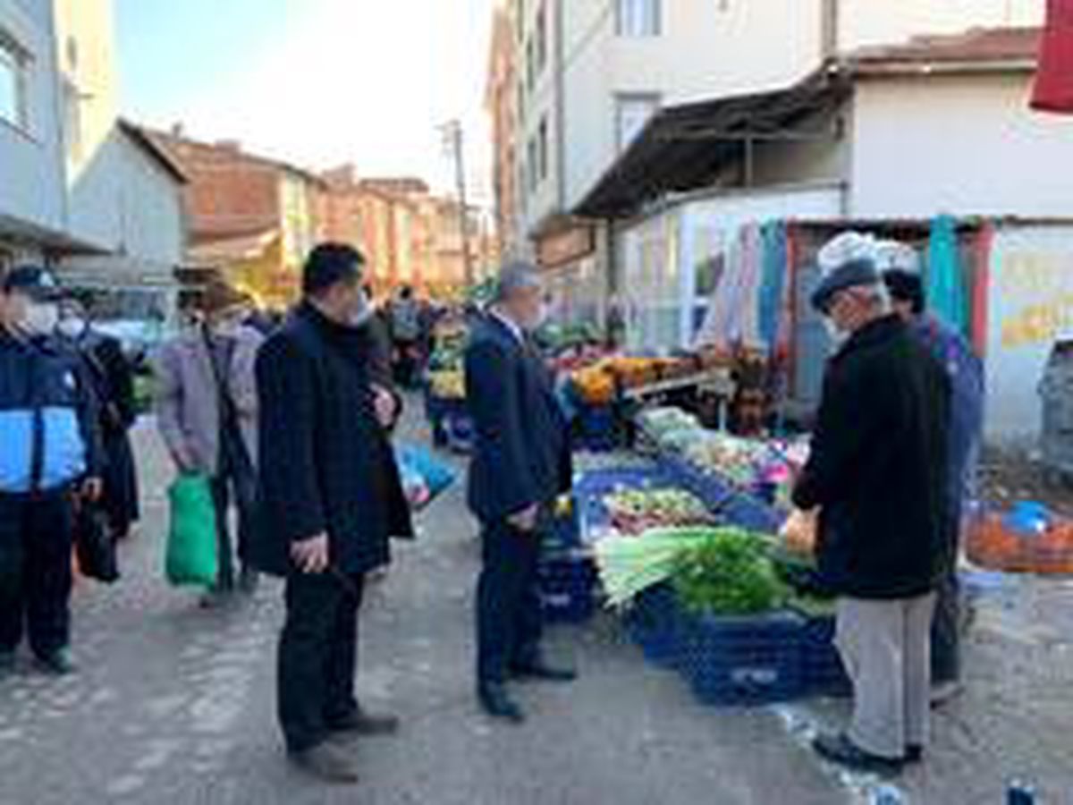 Sungurlu\'da korona virüs denetimi