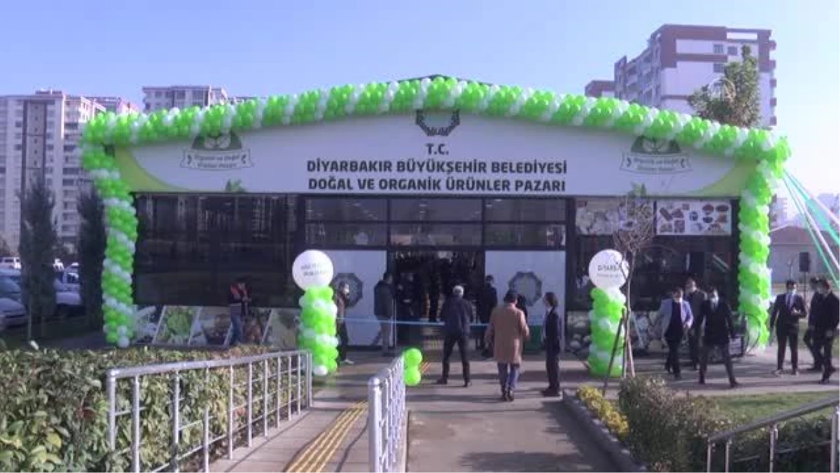 Diyarbakır Büyükşehir Belediyesi organik ürünler pazarı hizmete başladı