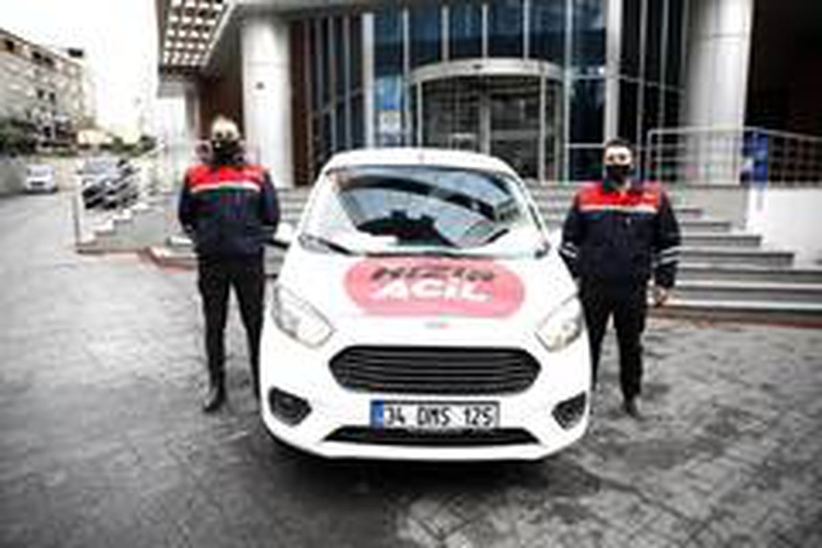 Esenler\'de Hızır Acil servis iş başında