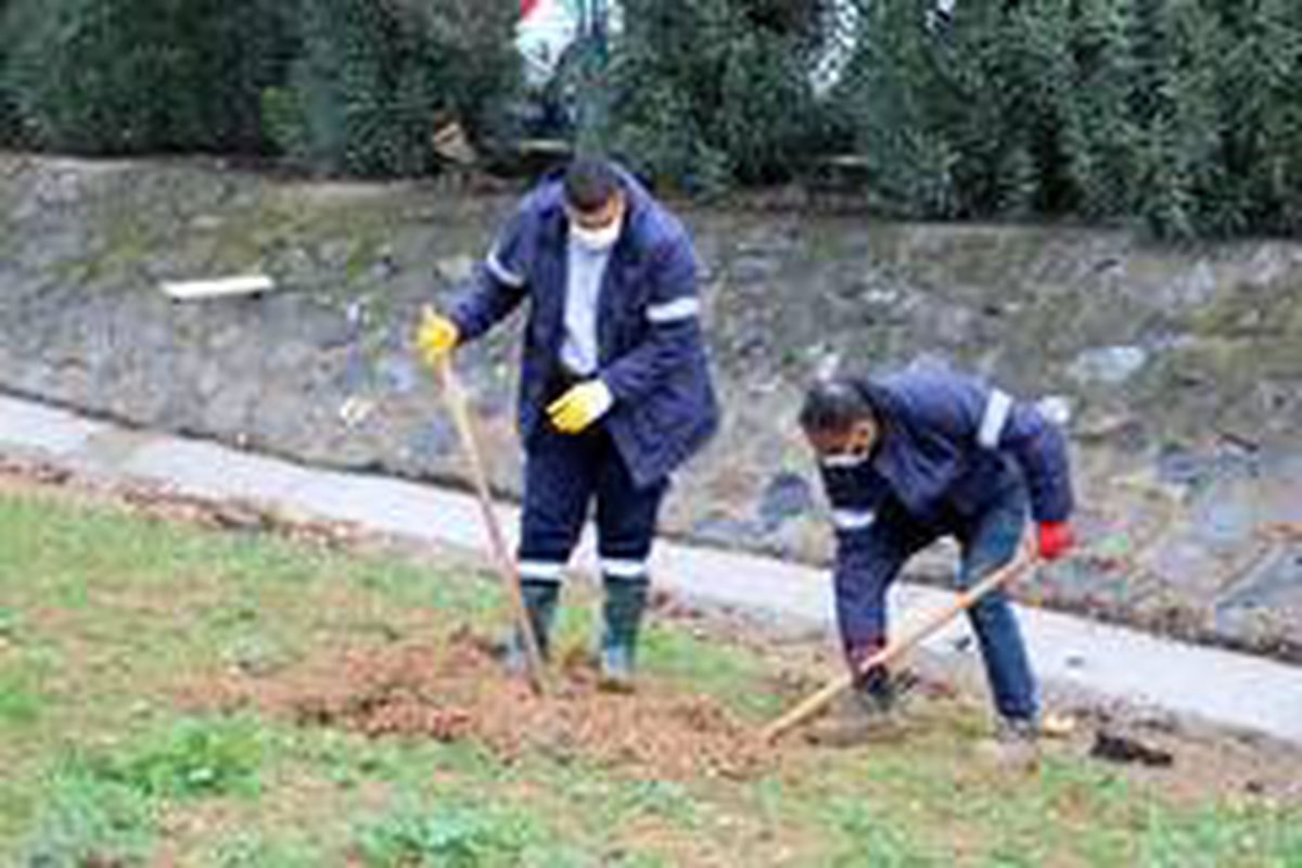 Gebze Doğu Kavşağı\'nda çevre düzenlemesi yapılıyor