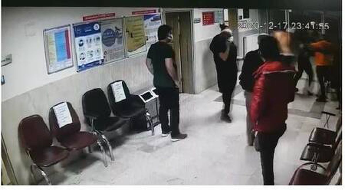 Gürültü nedeniyle uyaran hastane polisine tekme ve yumruklu saldırı (2)