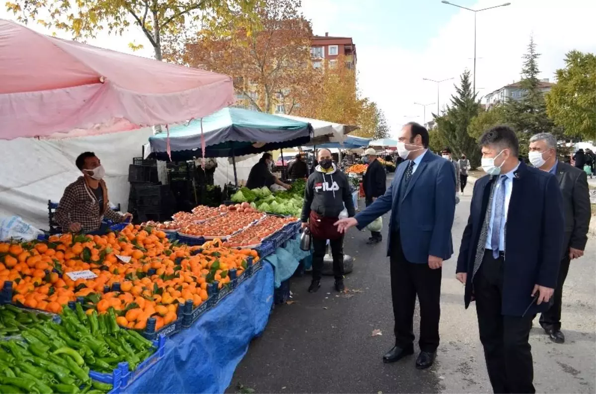 Kaymakam Demirkale\'den korona denetimi