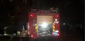 Ankara'da kapalı otoparkta yanan otomobil paniğe sebep oldu