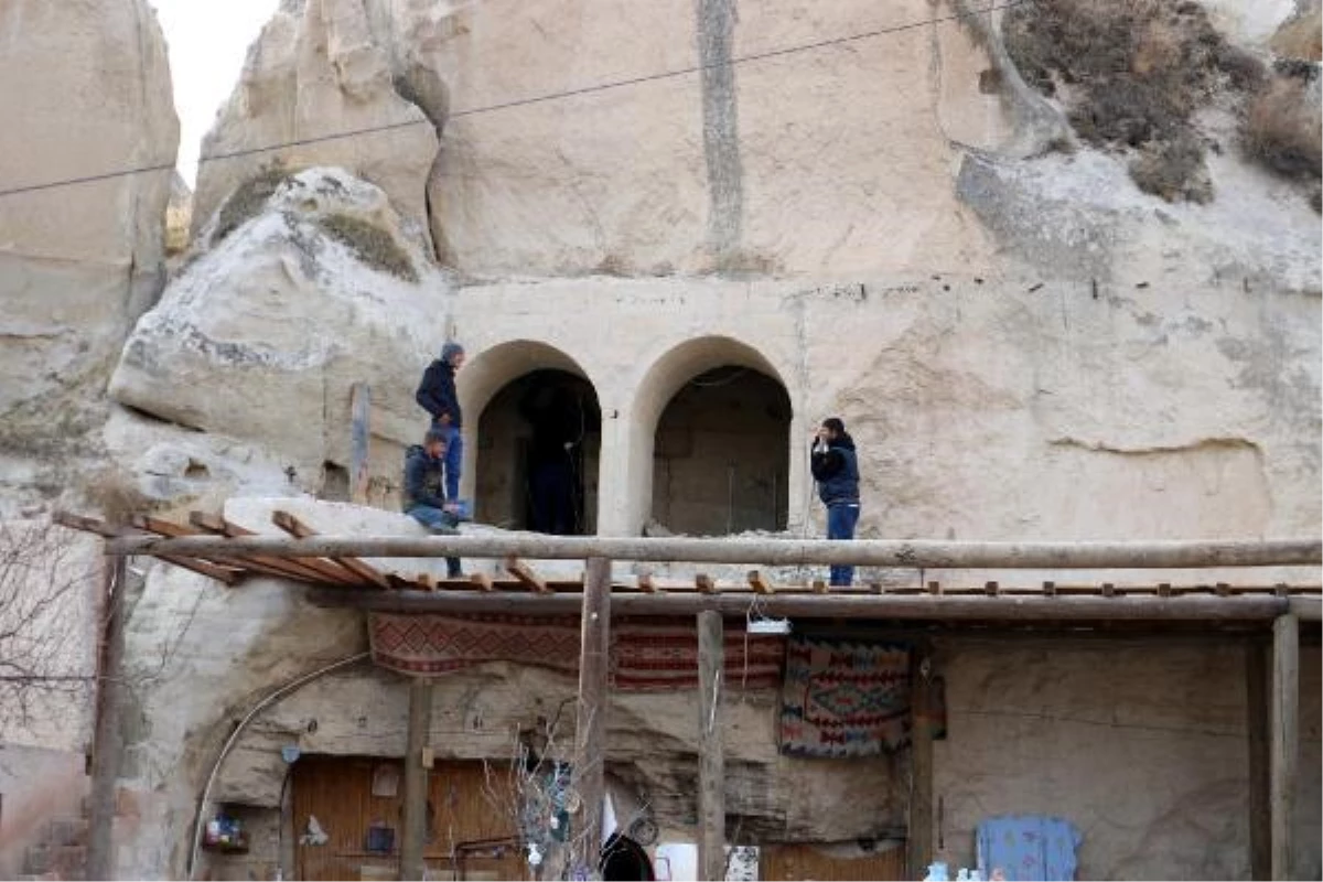 Kapadokya\'da kaçak 4 yapı daha yıkıldı