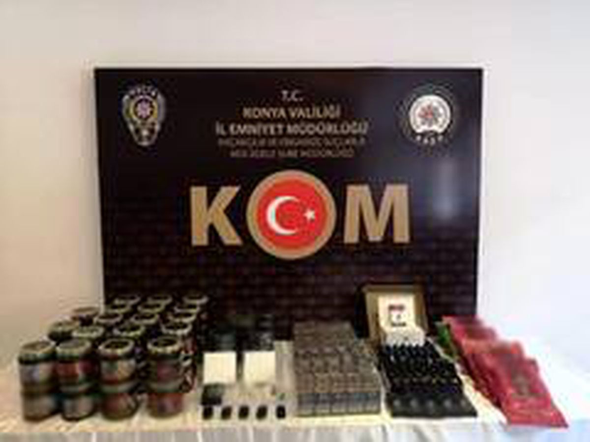 Konya\'da uyuşturucu ve kaçakçılık operasyonu