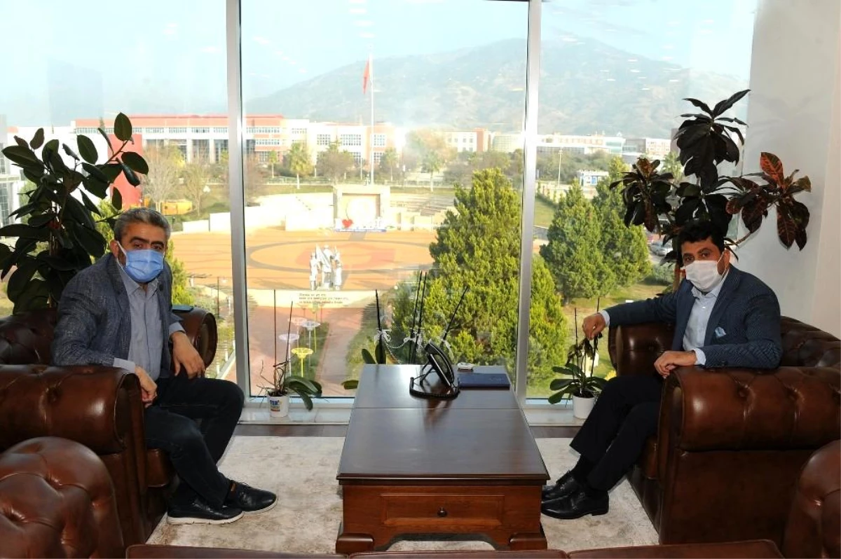 MHP Aydın İl Başkanı Alıcık, Rektör Aldemir ile görüştü