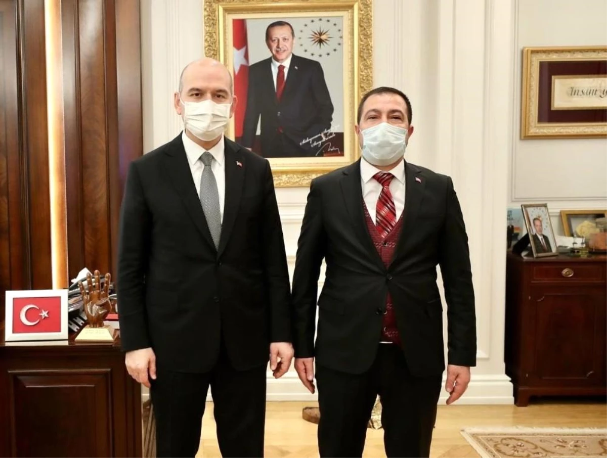 Başkan Kahraman\'dan Bakan Soylu ve Orgeneral Çetin\'e ziyaret