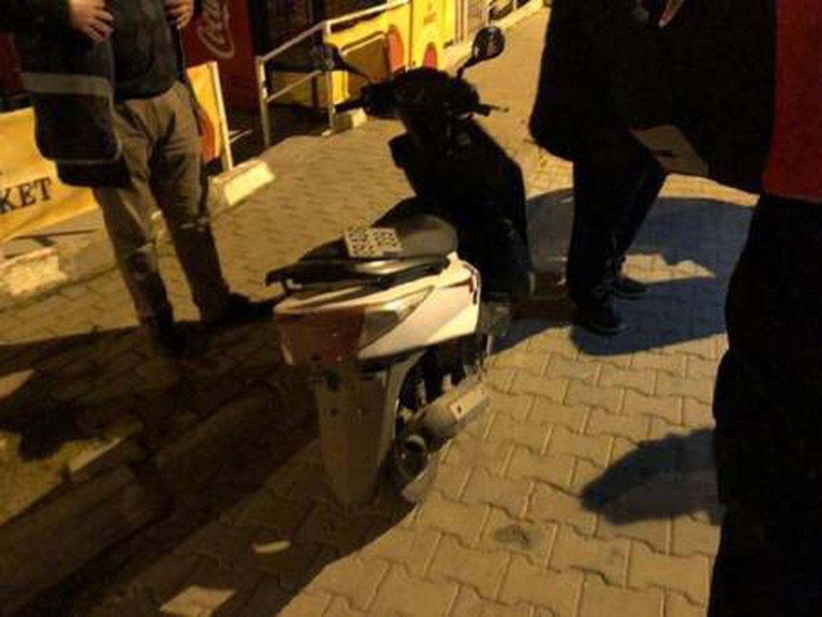 Kısıtlamada alkol servisi yapan motosikletliye 8 bin lira ceza