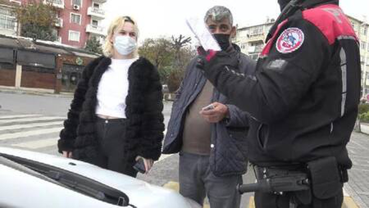 SOKAĞA ÇIKMA KISITLAMASINDA YAKALANDI, KENDİSİNE LANET OKUDU