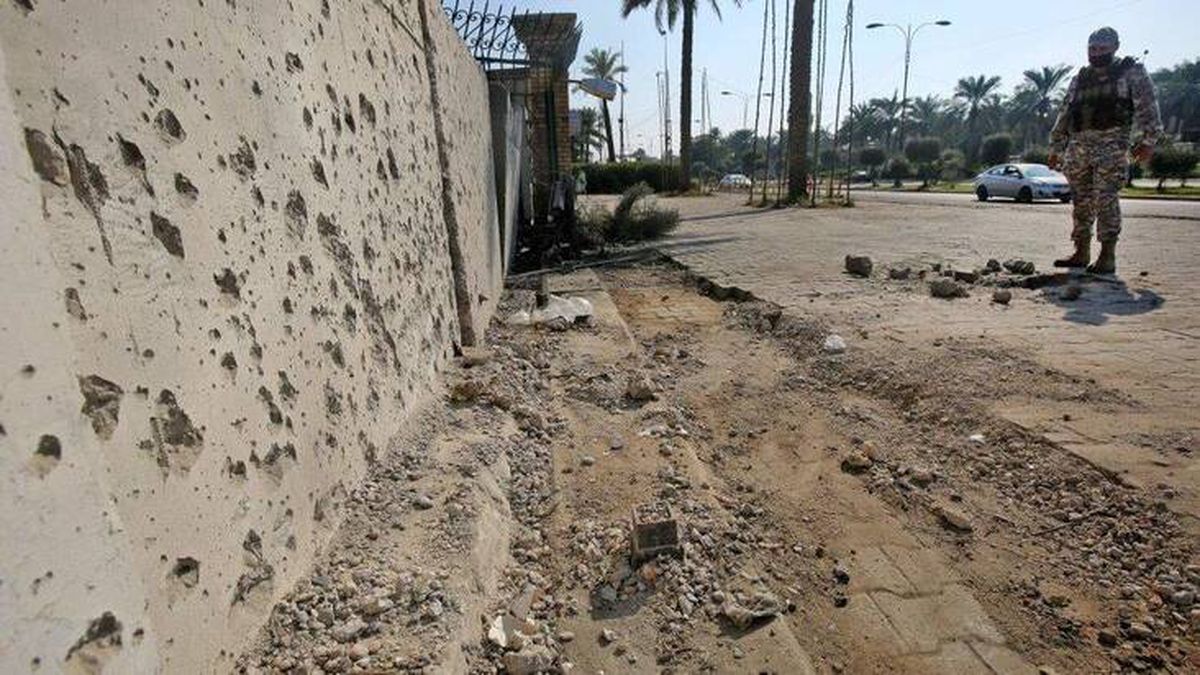 ABD\'nin Bağdat Büyükelçiliği\'ne roketli saldırı: 1 yaralı