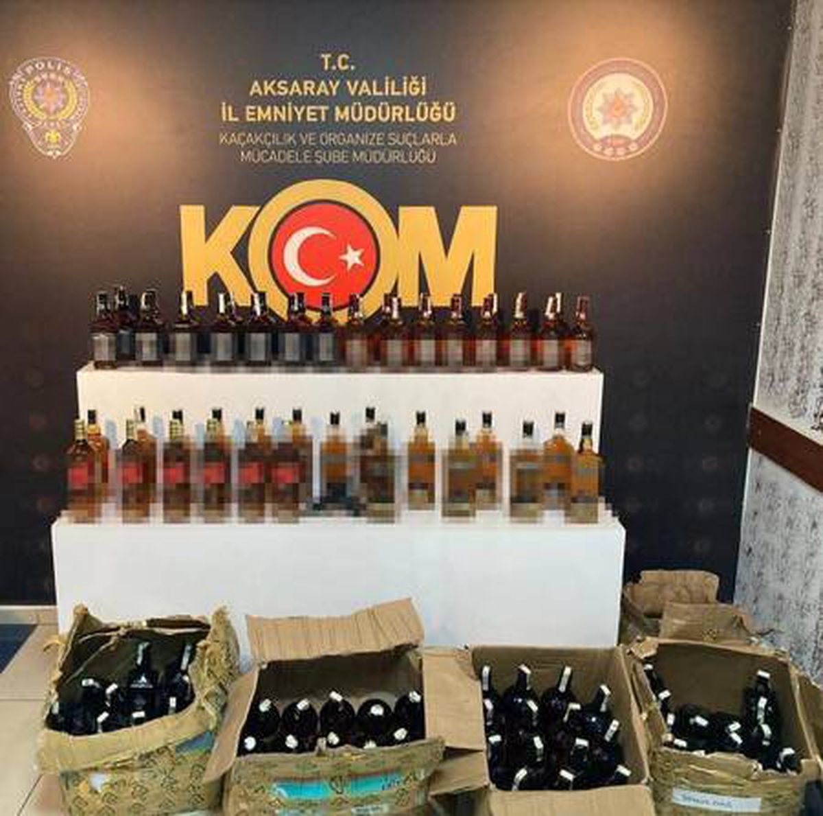 Son dakika haberleri... Aksaray\'da sahte içki operasyonu: 5 gözaltı