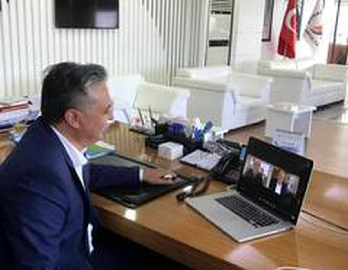 Muratpaşa Belediye Başkanı Uysal, Başkan Böcek ile çevrim içi görüştü