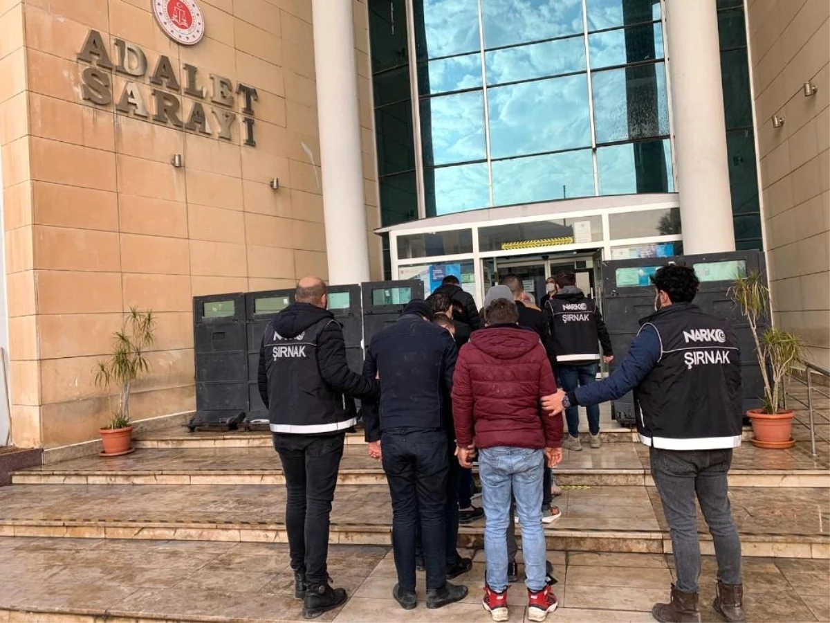 Şırnak\'taki uyuşturucu operasyonunda 7 kişi tutuklandı