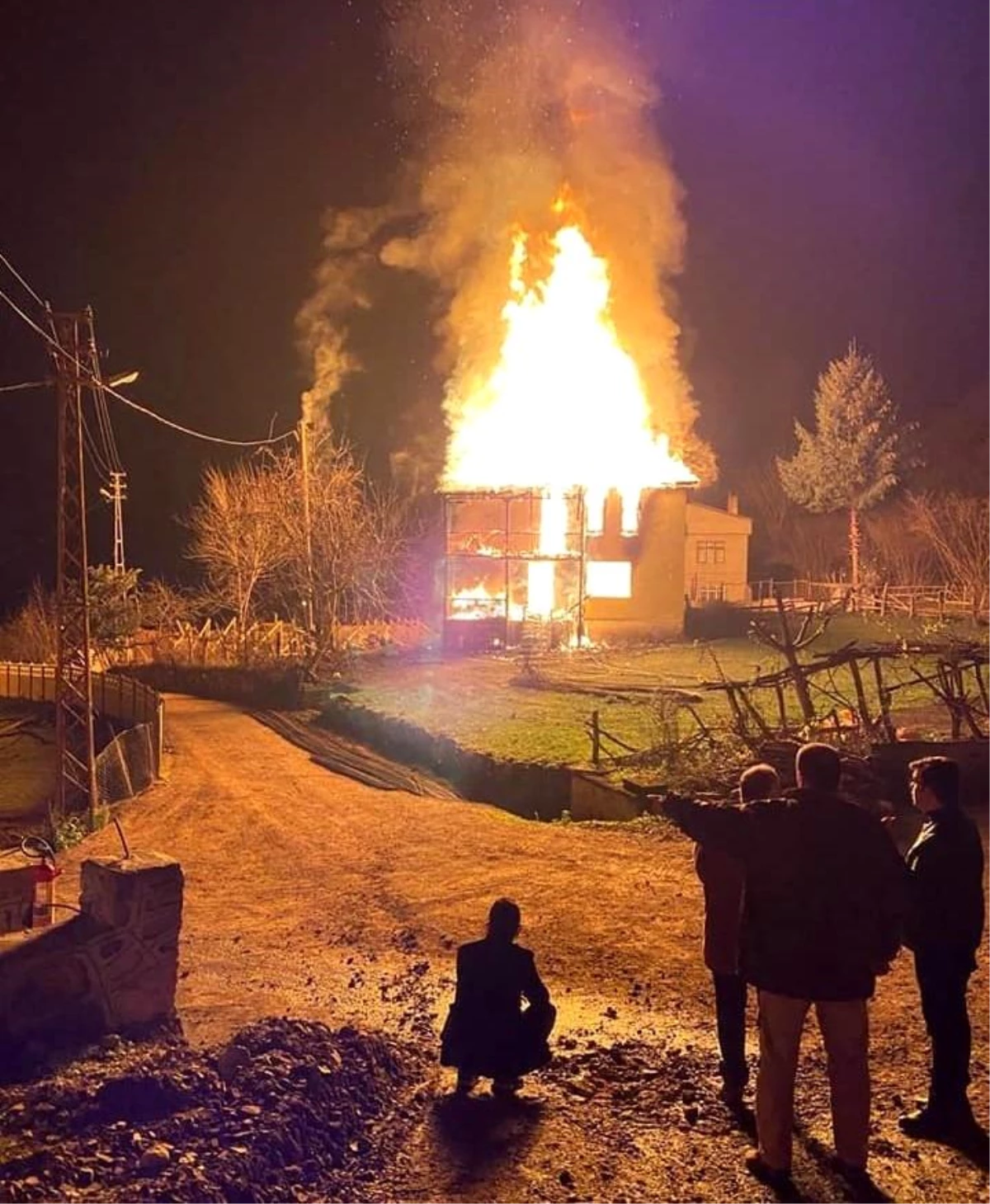 Fatsa\'da ev yangını