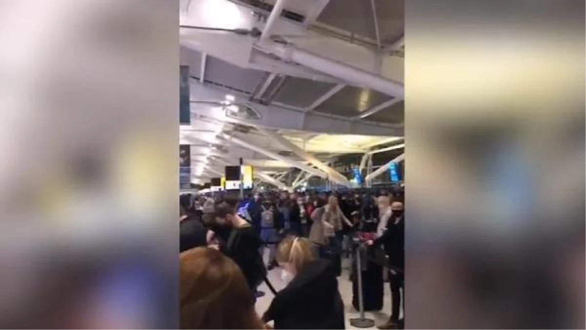 Son dakika haberleri: Heathrow Havalimanı\'nda mutasyon kuyruğu