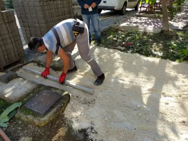 Kemer Devlet Hastanesi'ne çevre düzenlemesi