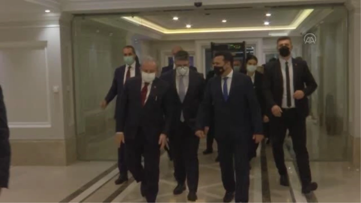 Son Dakika | TBMM Başkanı Şentop, Kuzey Makedonya Başbakanı Zaev ile görüştü