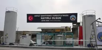 Turgutlu'da asfalt tesisi hizmete açıldı